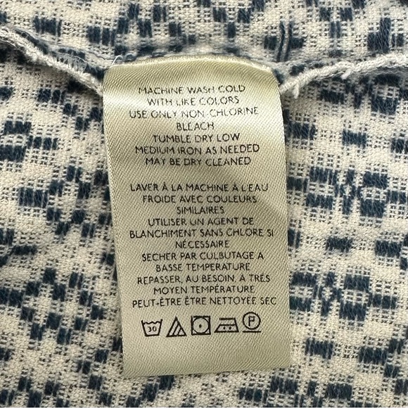 Free People We The Free So Long Summer Boxy Jacquard Button Down Jacket Small - Picture 7 of 8